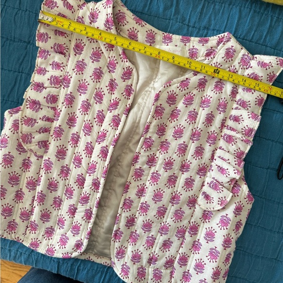 Pink & Piña | Spanish Floral Vest | Size Small - Picture 6 of 7